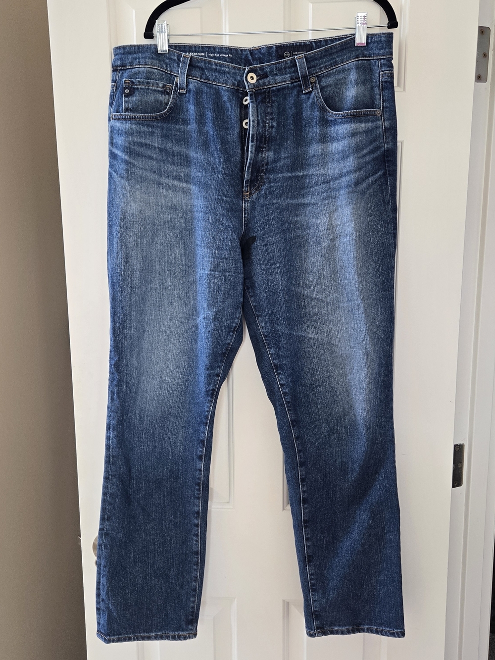 AG Adriano Goldschmied Alexxis Slim Straight Jeans